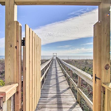 Ocean-View Condo With Deck, Steps To Carolina Beach! Экстерьер фото