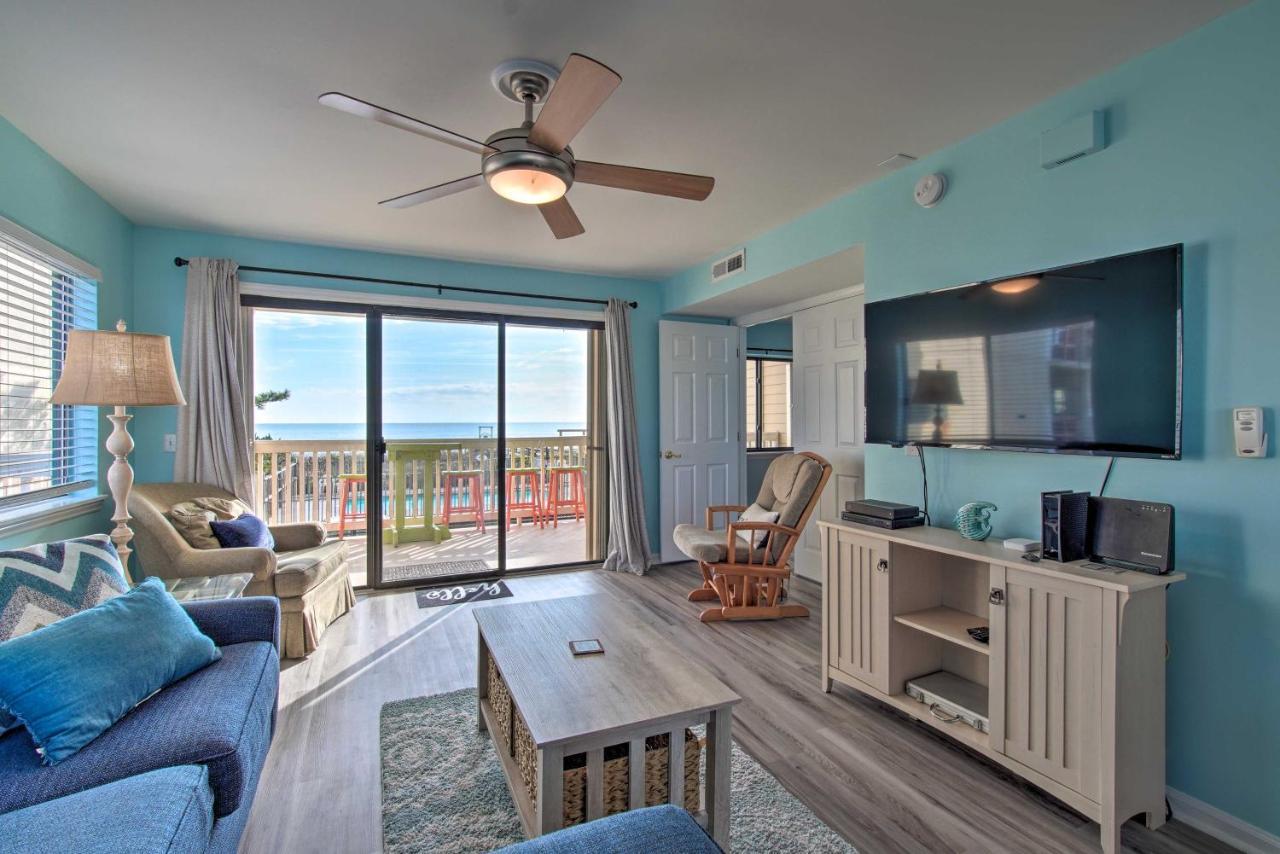 Ocean-View Condo With Deck, Steps To Carolina Beach! Экстерьер фото