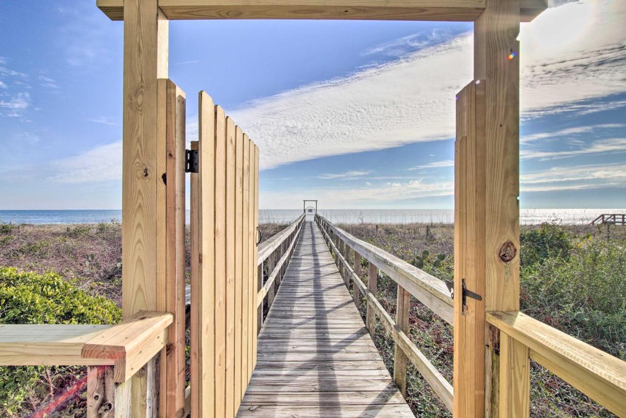 Ocean-View Condo With Deck, Steps To Carolina Beach! Экстерьер фото