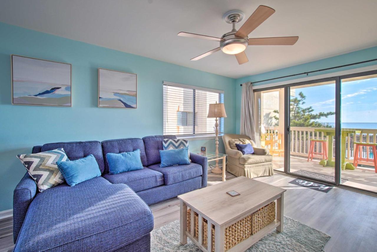 Ocean-View Condo With Deck, Steps To Carolina Beach! Экстерьер фото
