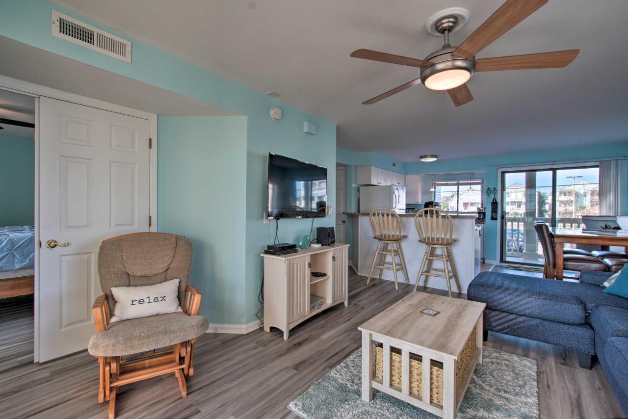 Ocean-View Condo With Deck, Steps To Carolina Beach! Экстерьер фото